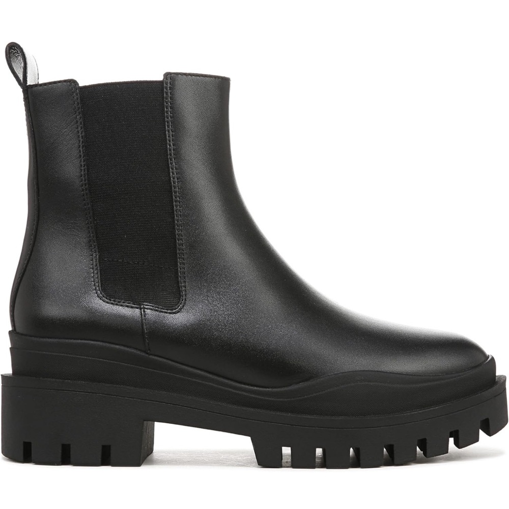 Vionic Women's Karsen Lugged Sole Chelsea Boots Size 9 in Black